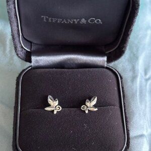 Tiffany "Paloma Picasso" Olive Leaf Earrings